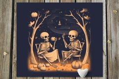 Halloween Skeleton | 11 Skinny tumbler sublimation designs Product Image 8