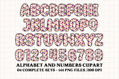 Back to School Alphabet png, letters doodle, school clipart Product Image 2
