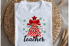 Teacher Christmas png design for T-shirts Product Image 5