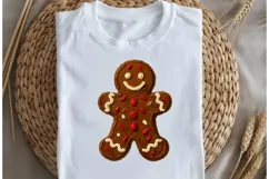 Oil painted gingerbread png design for T-shirts Product Image 5