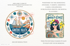 Nautical Travel Label Png Clipart Product Image 2