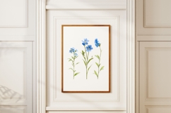 Blue Wildflowers PNG Product Image 3