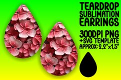 Chic Teardrop Sublimation Product Image 1