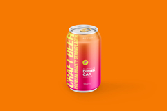 Classic 330ml Aluminium Can Mockup Product Image 7