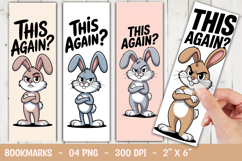 Funny Bunny Bookmark Sublimation Product Image 1