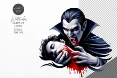 Halloween clipart, Vampire clipart, Autumn clipart Product Image 1