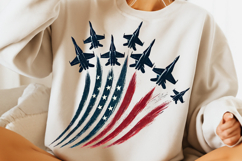 USA Patriotic Jets PNG, 4th of July PNG, USA Flag PNG, USA Product Image 3
