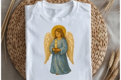 Oil painted angel png design for T-shirts Product Image 5