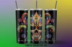Mardi Gras Mask|Mardi Gras Tumbler Sublimation Design Product Image 2