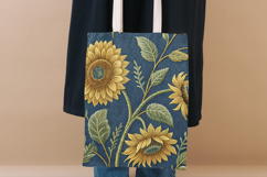 Vintage Sunflower Seamless Pattern Bundle, Watercolor Product Image 8