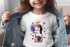 American Dream Patriotic Woman Design 4th of July USA Pride Product Image 6