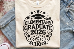Elementary Graduate 2026 School Svg, Middle School Svg. Product Image 9