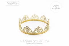 Crown svg Tiara svg Birthday tiara Princess svg Party hat Product Image 2