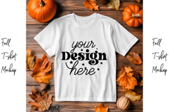Fall t-shirt mockup, Fall mockup Product Image 1