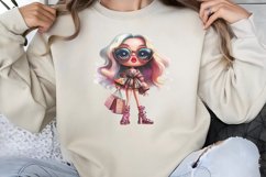 Anti Valentine girl Clipart PNG Product Image 1