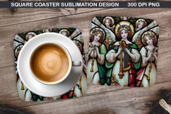Christian Coaster Sublimation, Christian Coaster PNG Design Product Image 1
