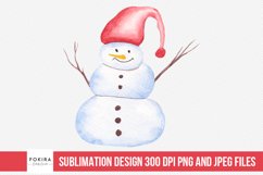 Christmas Snowman Sublimation Bundle Product Image 6