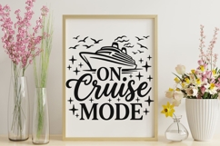 On Cruise Mood Svg, Cruise Ship Svg, Family Cruise Svg. Product Image 9
