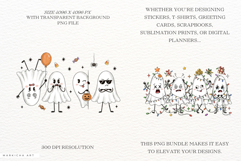 Cartoonish Halloween Ghosts PNG Product Image 2
