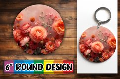 Colorful Floral Circle Sublimation Compilation Product Image 1