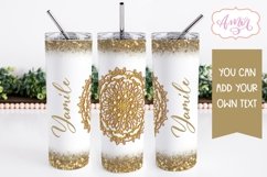 Golden Mandala Tumbler Wrap for Sublimation BUNDLE Product Image 4