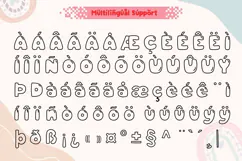 Bubble Rainbow - Outline Font Product Image 8