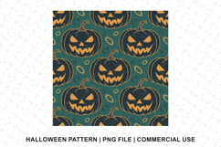 Halloween Pumpkin Pattern Png | Sublimation | Digital Paper Product Image 1