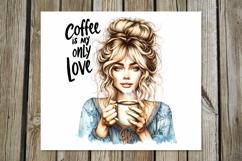Coffee girl | 4 skinny tumbler Sublimation designs PL2 Product Image 4