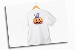 Cute Halloween Watercolor 76 Cliparts Ai Generated Art Product Image 8