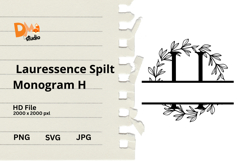 Lauressence Split Monogram Product Image 1