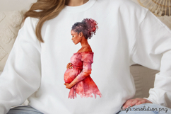 Mothers Day Pregnant Sublimation PNG Product Image 1