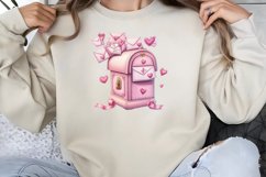 Valentine Mailbox Sublimation Clipart PNG Product Image 1