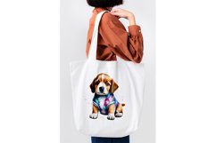 Cute Puppies Watercolor PNG Sublimation - 8 Designs Product Image 2