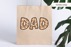 Giraffe Print Alphabet SVG | Animal Letters Product Image 8