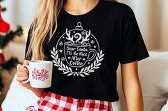 Dear Santa I&#039;ll Be Nice After Coffee Svg, Coffee Lover Svg. Product Image 6