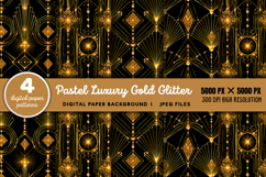 Pastel Luxury Gold Glitter Background JPG Product Image 1