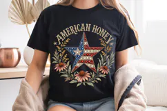 American Honey PNG, Rhinestone Star Patriotic Sublimation Product Image 8