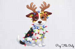 Christmas Dog Clipart Bundle PNG Product Image 12
