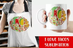 I love tacos png sublimation/jpeg/svg/eps Product Image 2
