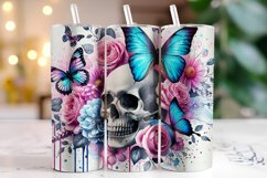 Skull Tumbler Wrap | Sublimation | Tumblers Product Image 1