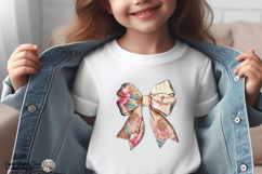Floral Luxury Bow PNG Elegant Chic Ribbon Fashion Design PNG Product Image 6
