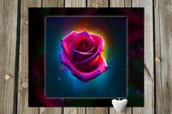 Space rose | Skinny tumbler Sublimation design bundle, JPG Product Image 8