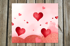 Love Heart | 4 valentine Skinny tumbler sublimation designs2 Product Image 4