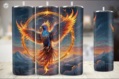 Phoenix Tumbler Sublimation, 20 oz Tumbler Wrap Product Image 5
