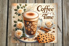 Watercolor Coffee | 4 Sublimation Tumbler Designs PL2 Product Image 4