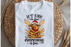 Christmas moose png design for T-shirts Product Image 5