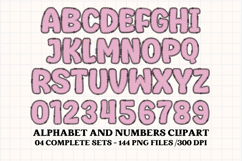 Summer Colors Alphabet clipart, summer colors letters doodle Product Image 2