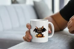 Cute Halloween Bat Clipart Png for sublimation Product Image 2