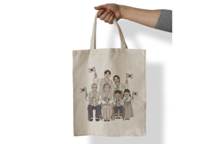 Korean Family Hanbok Taegeukgi Patriotic Gathering PNG Product Image 7