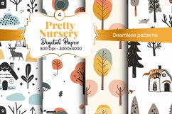 Nursery Seamless patterns and Seamless backgrounds Product Image 1